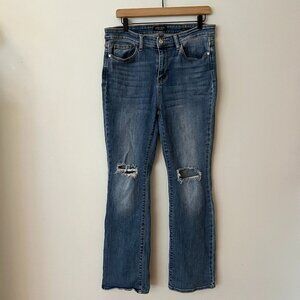 Judy Blue Bootcut Distressed Jeans Women's Size 15/32
